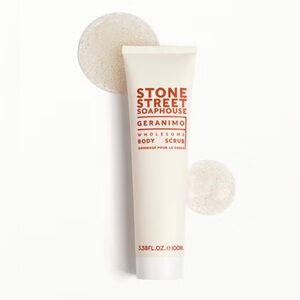 NEW Stone Street Soaphouse Geranimo Wholesome Body Scrub 100 mL Geranium Pumice